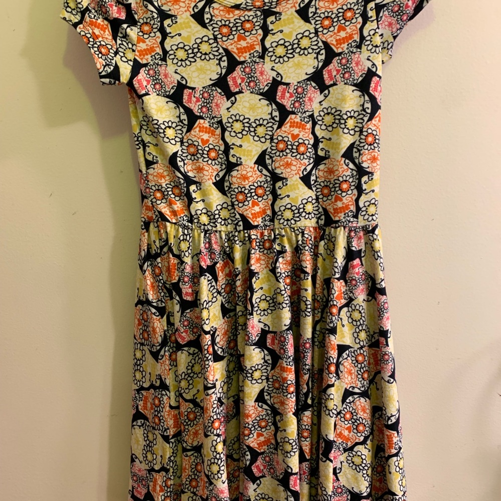 Dot dot smile day of the dead sugar skull dress 5/6